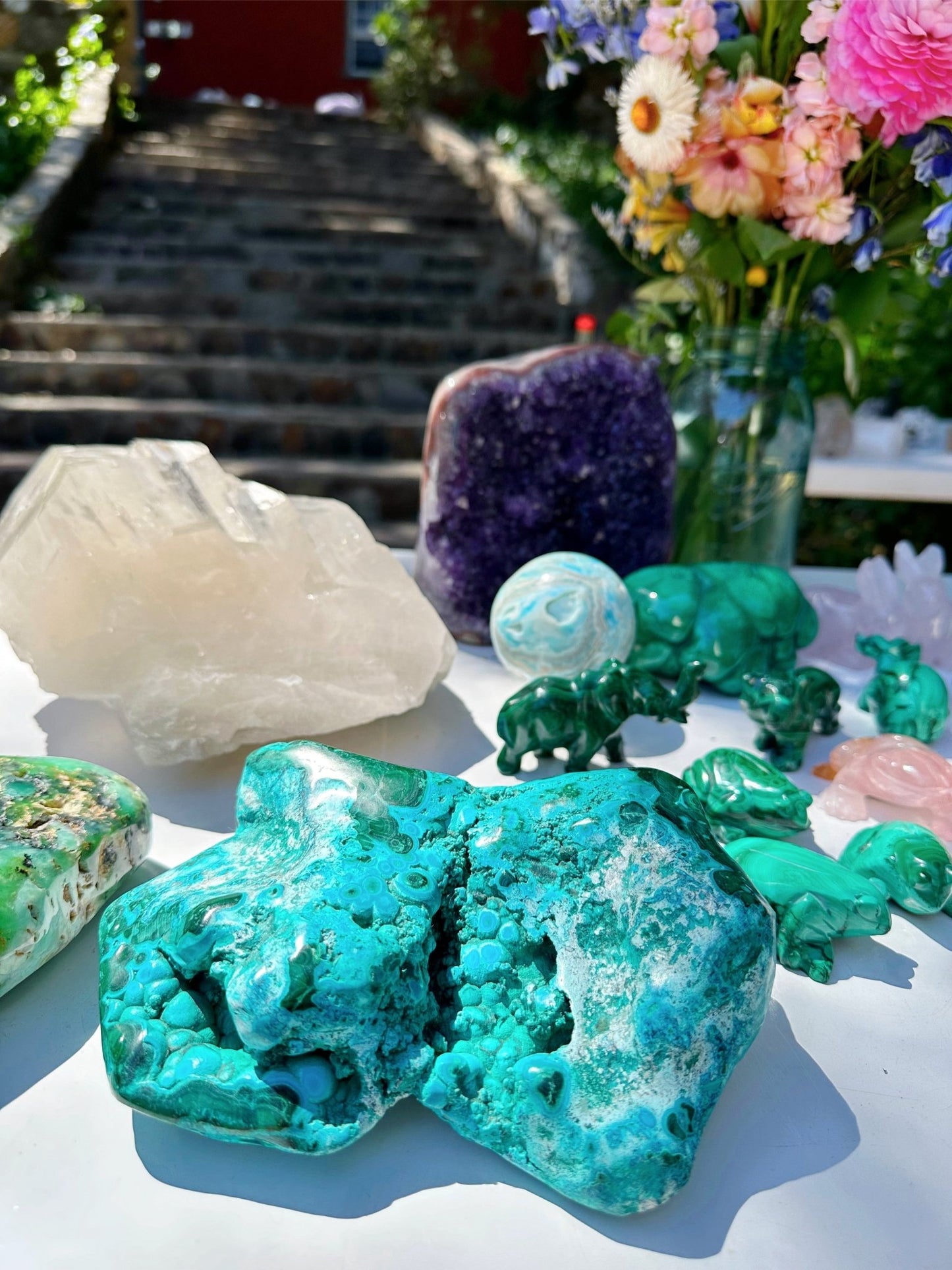 Chrysocolla w/ Malachite - Ethereal Essentials