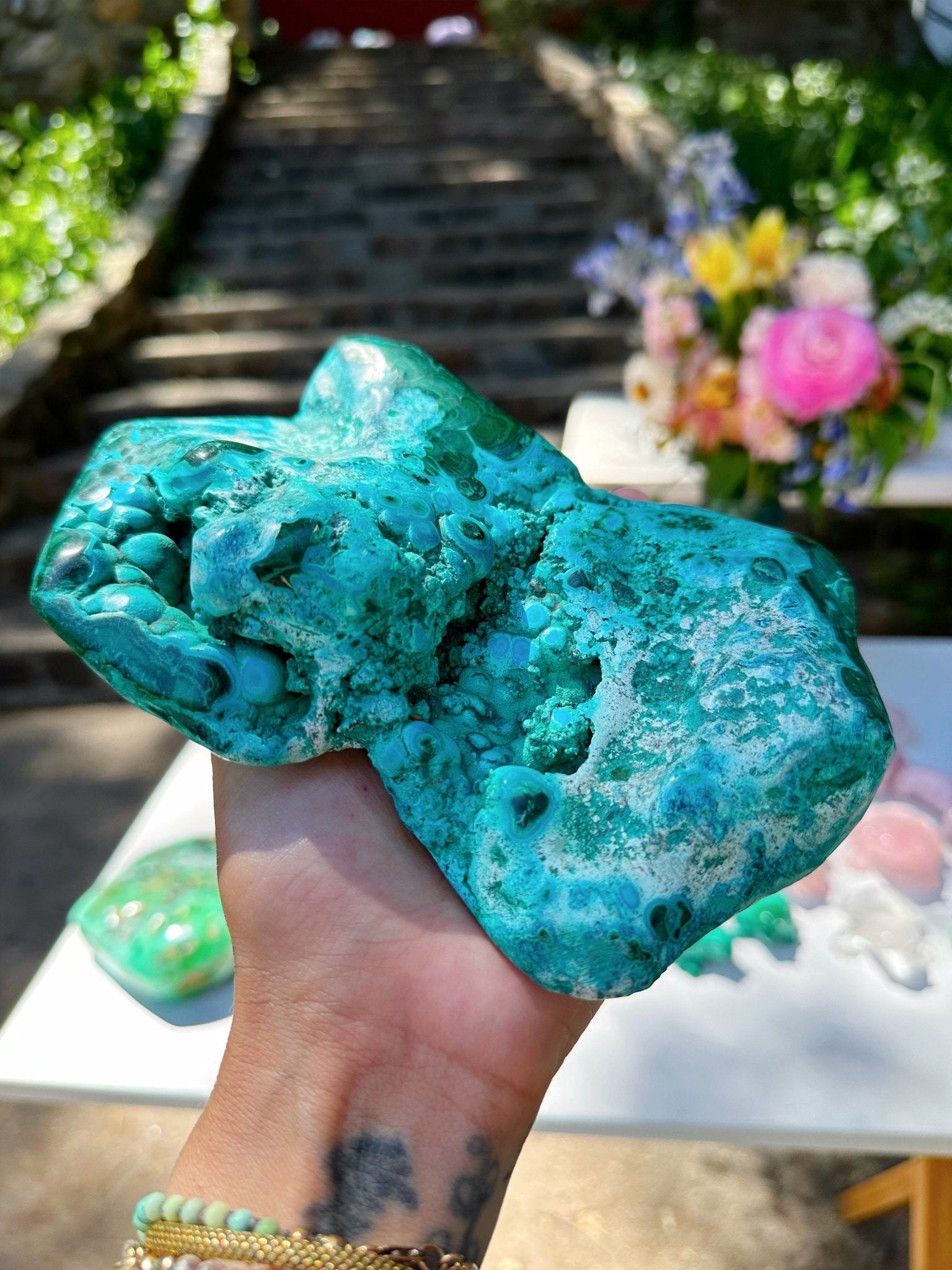 Chrysocolla w/ Malachite - Ethereal Essentials