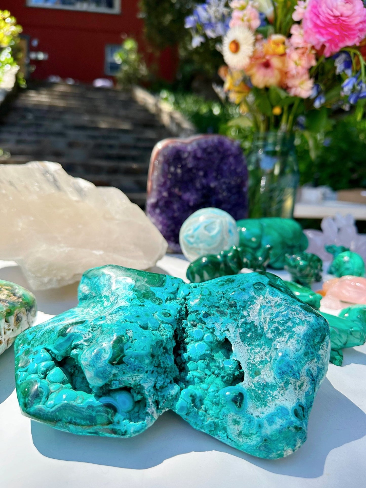Chrysocolla w/ Malachite - Ethereal Essentials