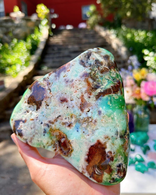 Chrysoprase Freeform - from Australia - Ethereal Essentials