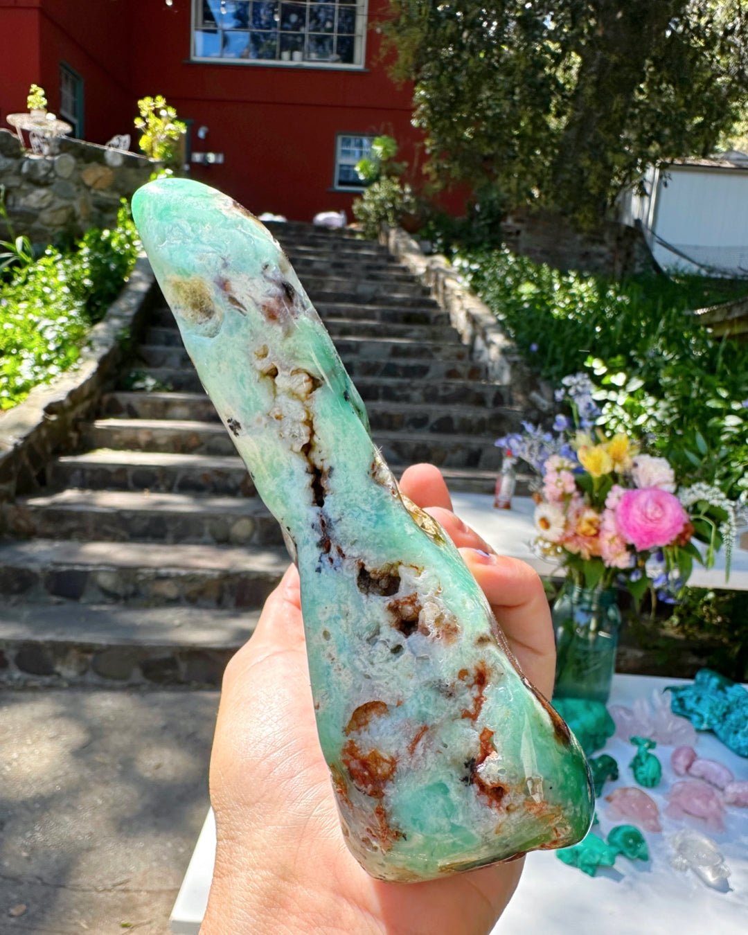 Chrysoprase Freeform - from Australia - Ethereal Essentials