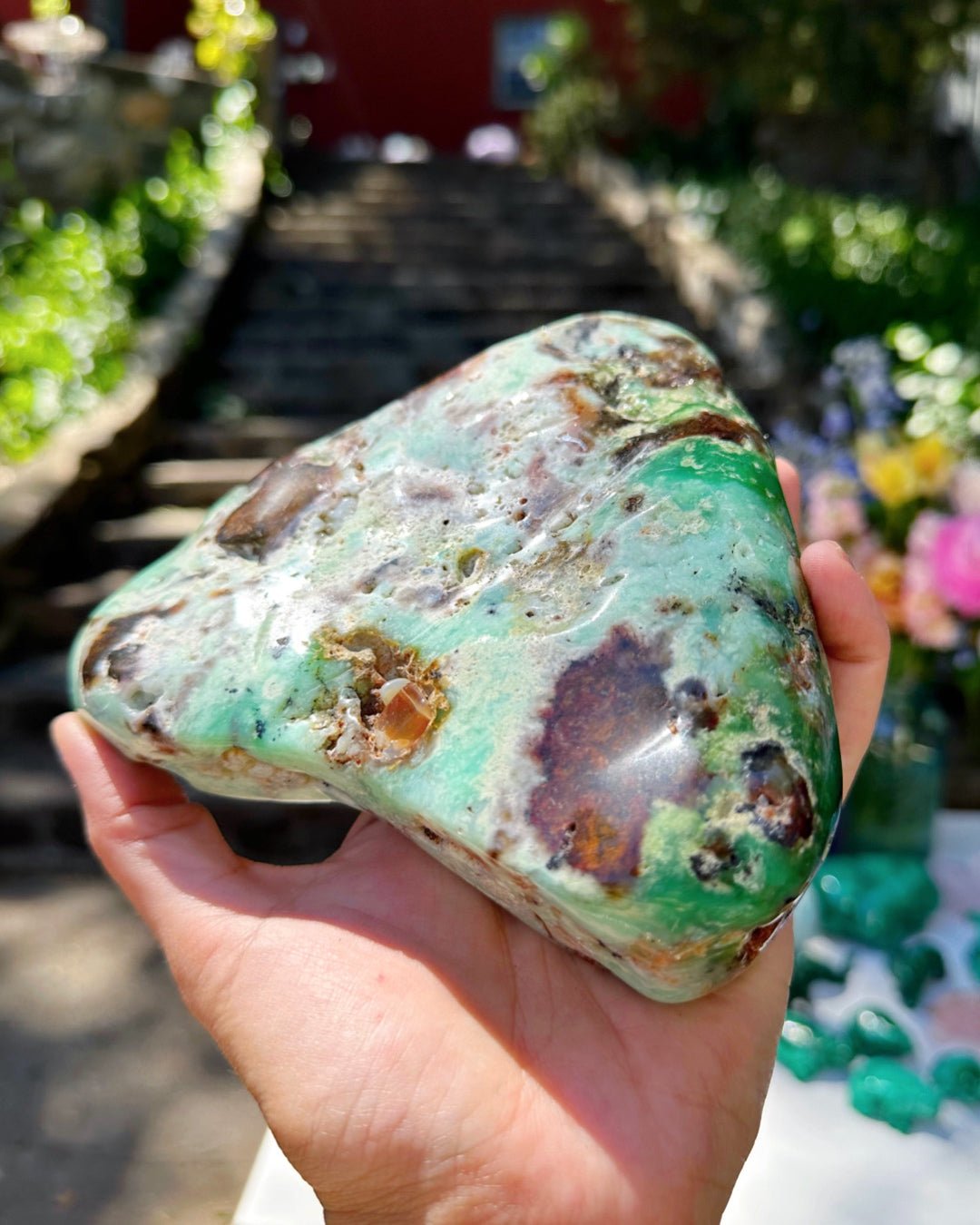 Chrysoprase Freeform - from Australia - Ethereal Essentials