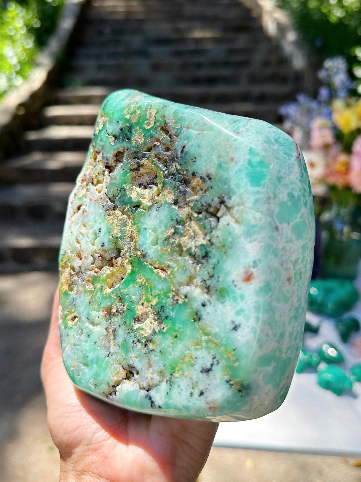 Chrysoprase Freeform - from Australia - Ethereal Essentials