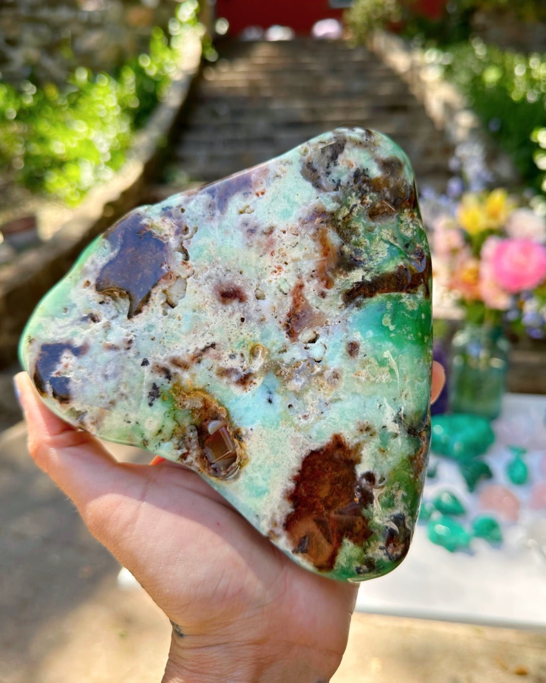 Chrysoprase Freeform - from Australia - Ethereal Essentials