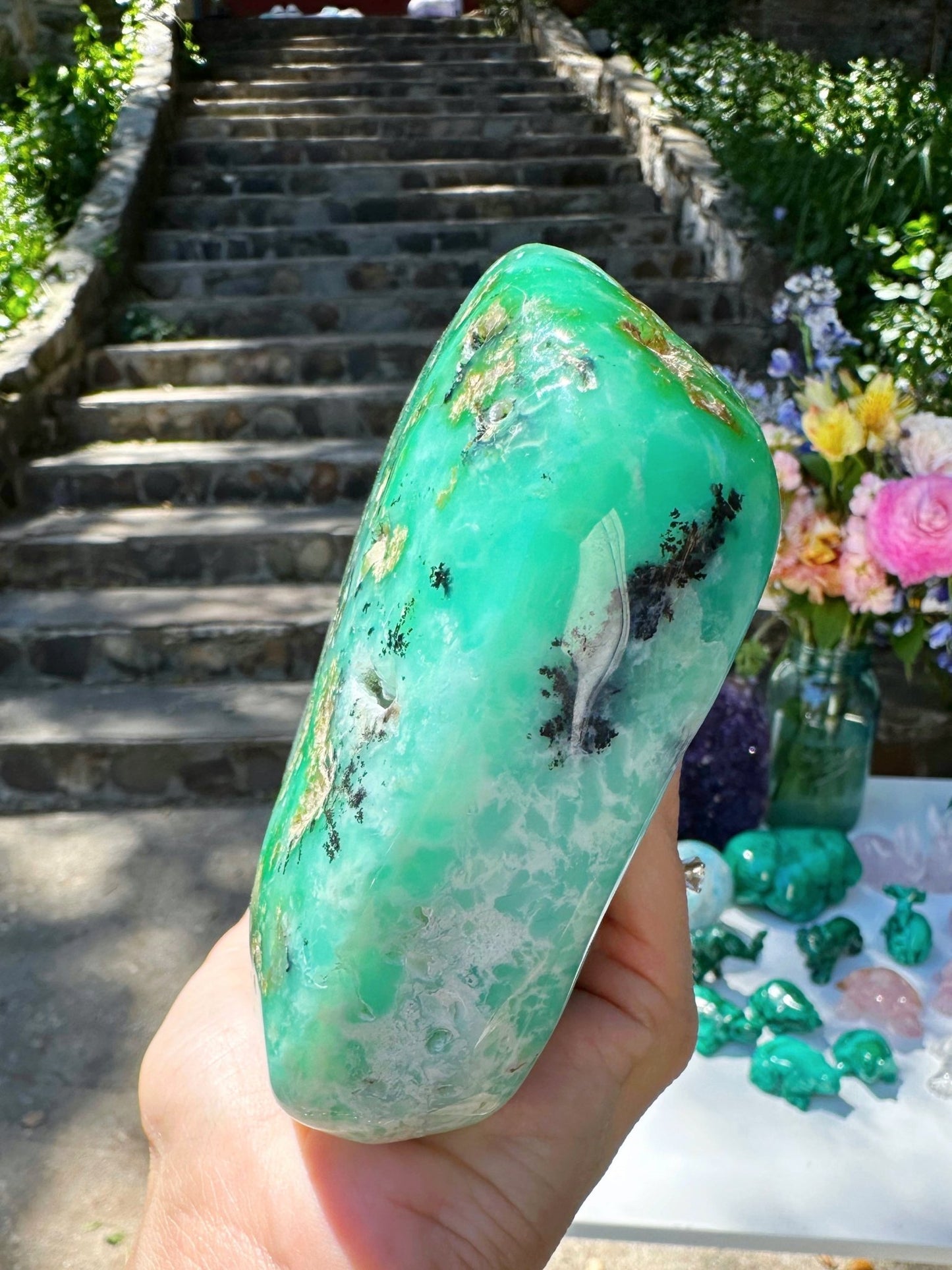Chrysoprase Freeform - from Australia - Ethereal Essentials