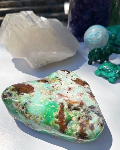 Chrysoprase Freeform - from Australia - Ethereal Essentials