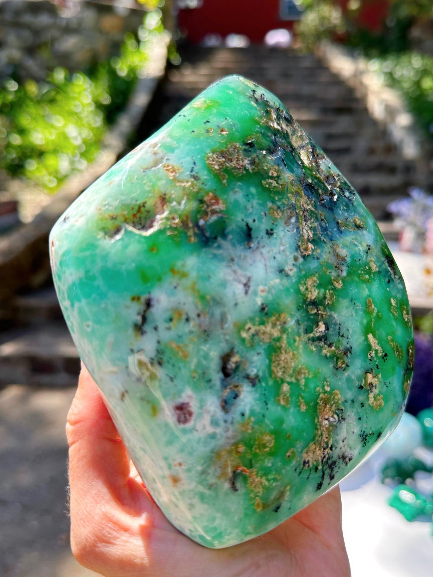 Chrysoprase Freeform - from Australia - Ethereal Essentials
