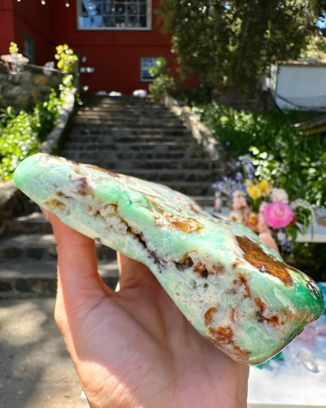 Chrysoprase Freeform - from Australia - Ethereal Essentials