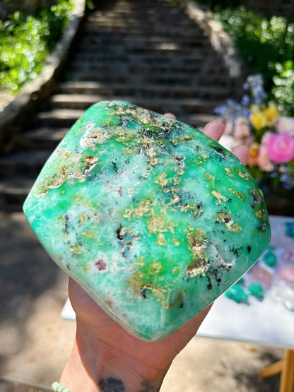 Chrysoprase Freeform - from Australia - Ethereal Essentials
