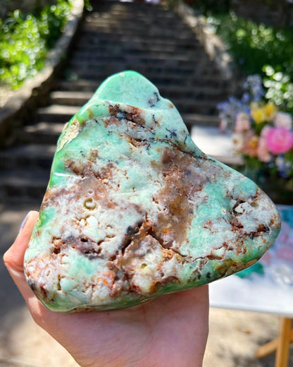 Chrysoprase Freeform - from Australia - Ethereal Essentials