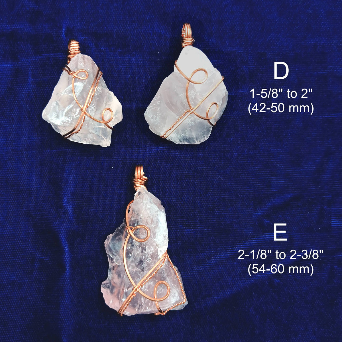 Chunky Raw Rose Quartz Copper Wire-Wrapped Pendant – Handmade Healing Crystal Necklace for Love & Heart Chakra - Ethereal Essentials
