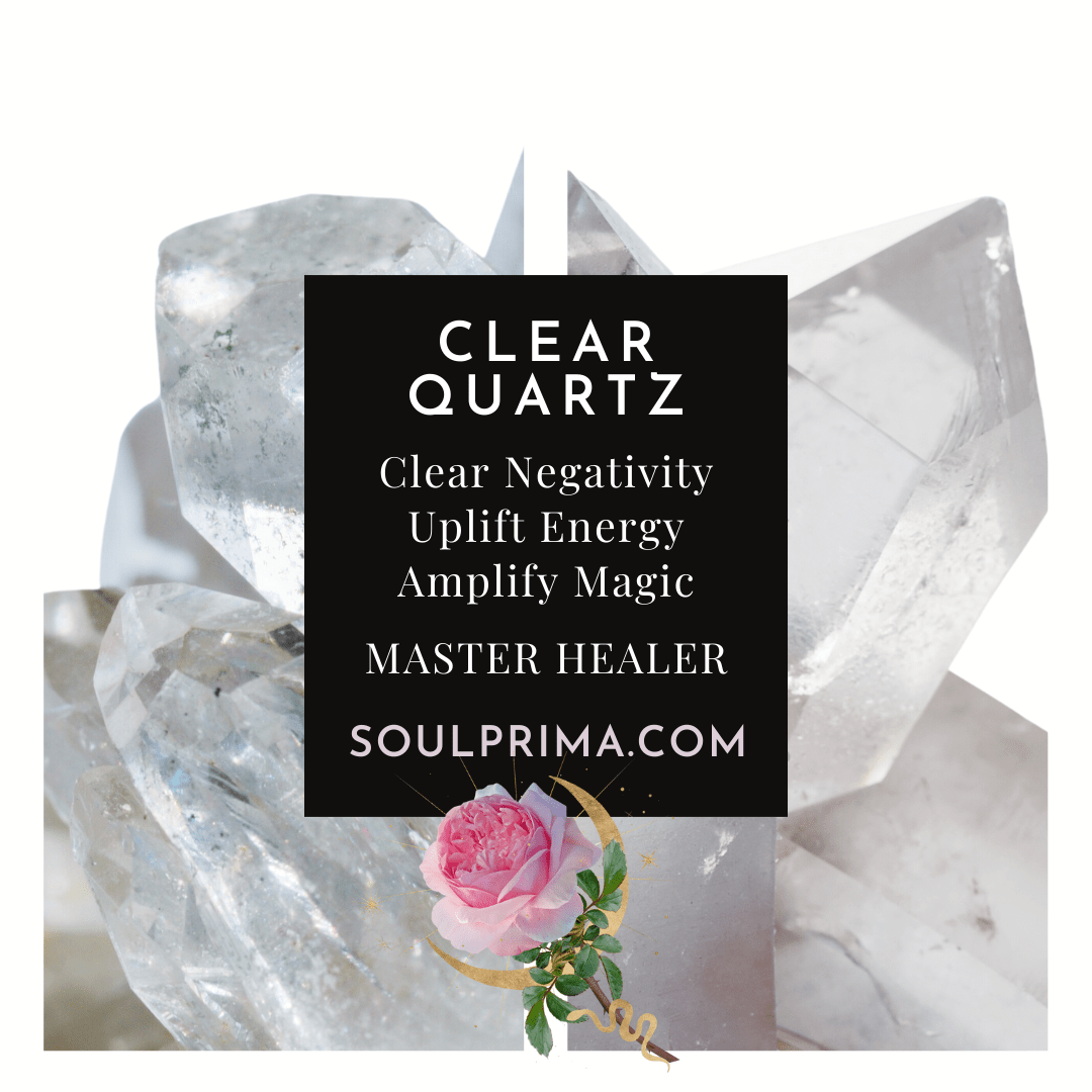 Clear Quartz Ankh Cross 6" - Ethereal Essentials