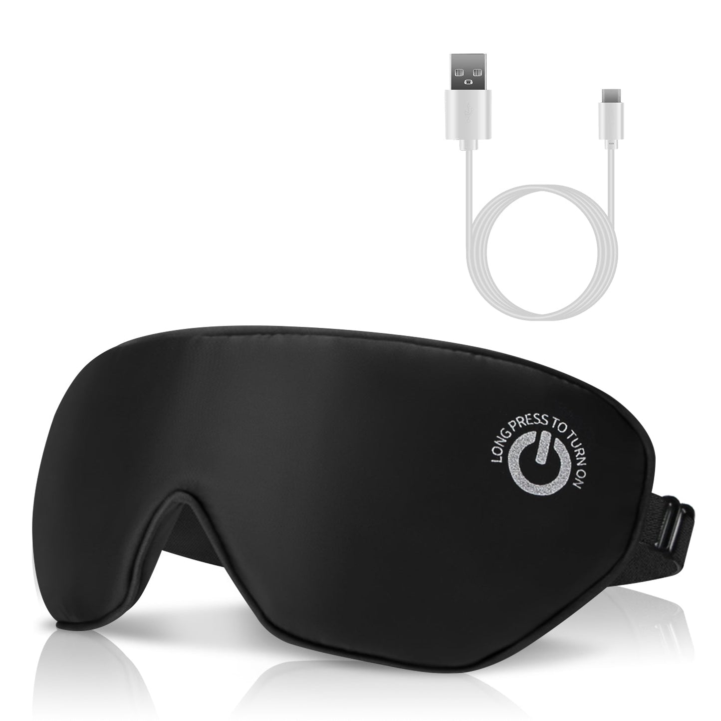 Cordless Heated Eye Mask Silk Sleep Eye - Ethereal Essentials