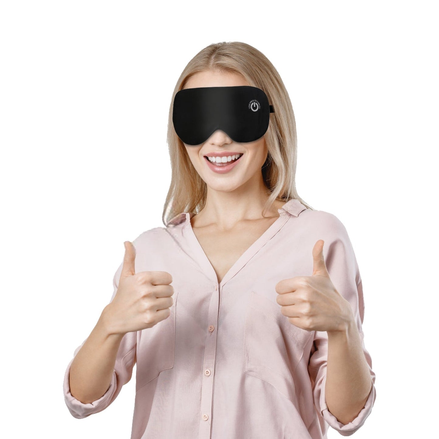 Cordless Heated Eye Mask Silk Sleep Eye - Ethereal Essentials