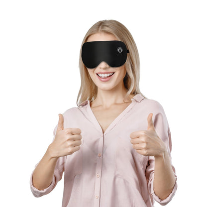 Cordless Heated Eye Mask Silk Sleep Eye - Ethereal Essentials