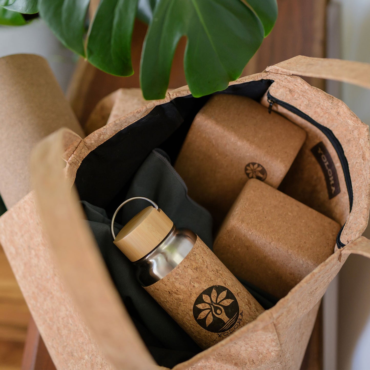 Cork Tote Bag - Yoga, Fitness - Ethereal Essentials