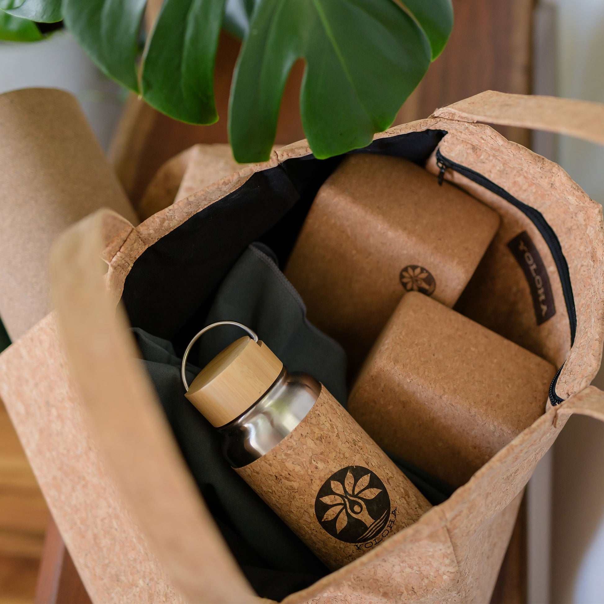 Cork Tote Bag - Yoga, Fitness - Ethereal Essentials