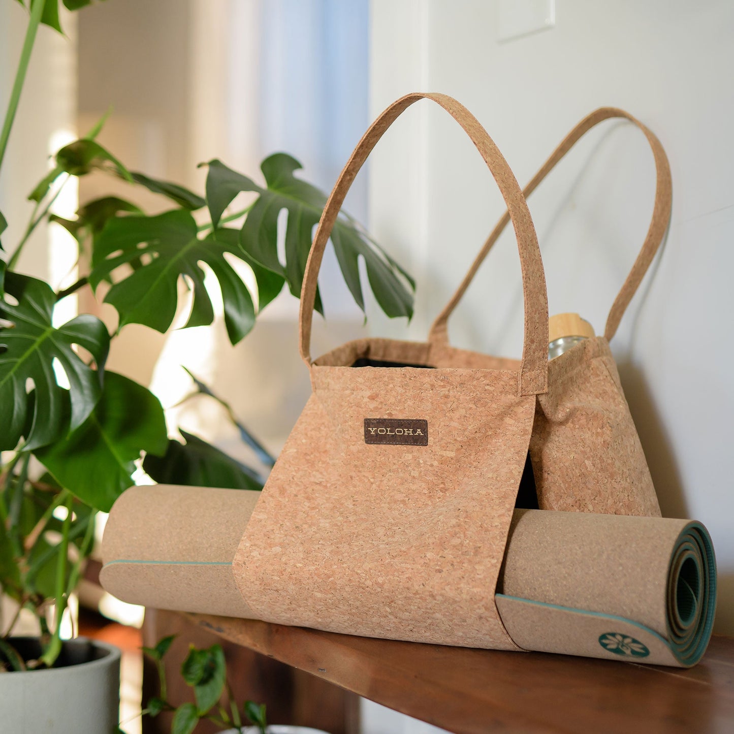 Cork Tote Bag - Yoga, Fitness - Ethereal Essentials