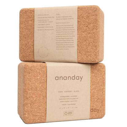 Cork Yoga Block Set - Ethereal Essentials