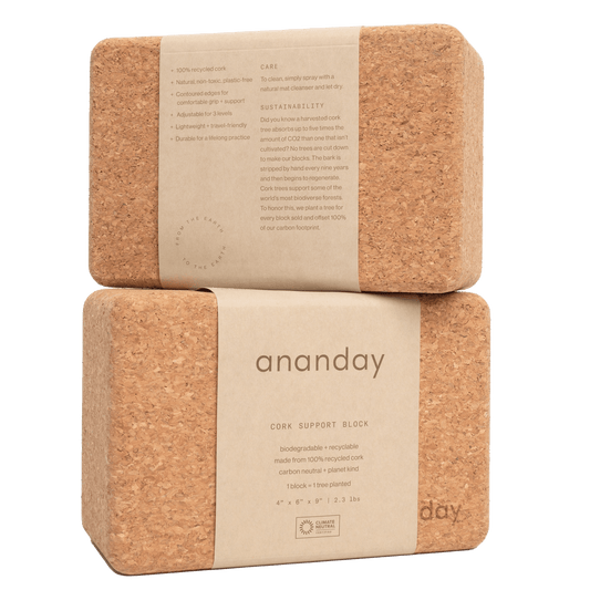 Cork Yoga Block Set - Ethereal Essentials