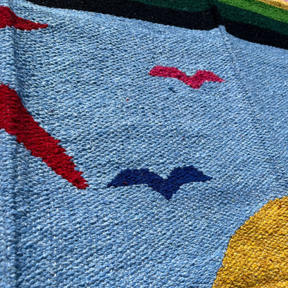 Coronado Sailboat Mexican Yoga Blanket - Ethereal Essentials