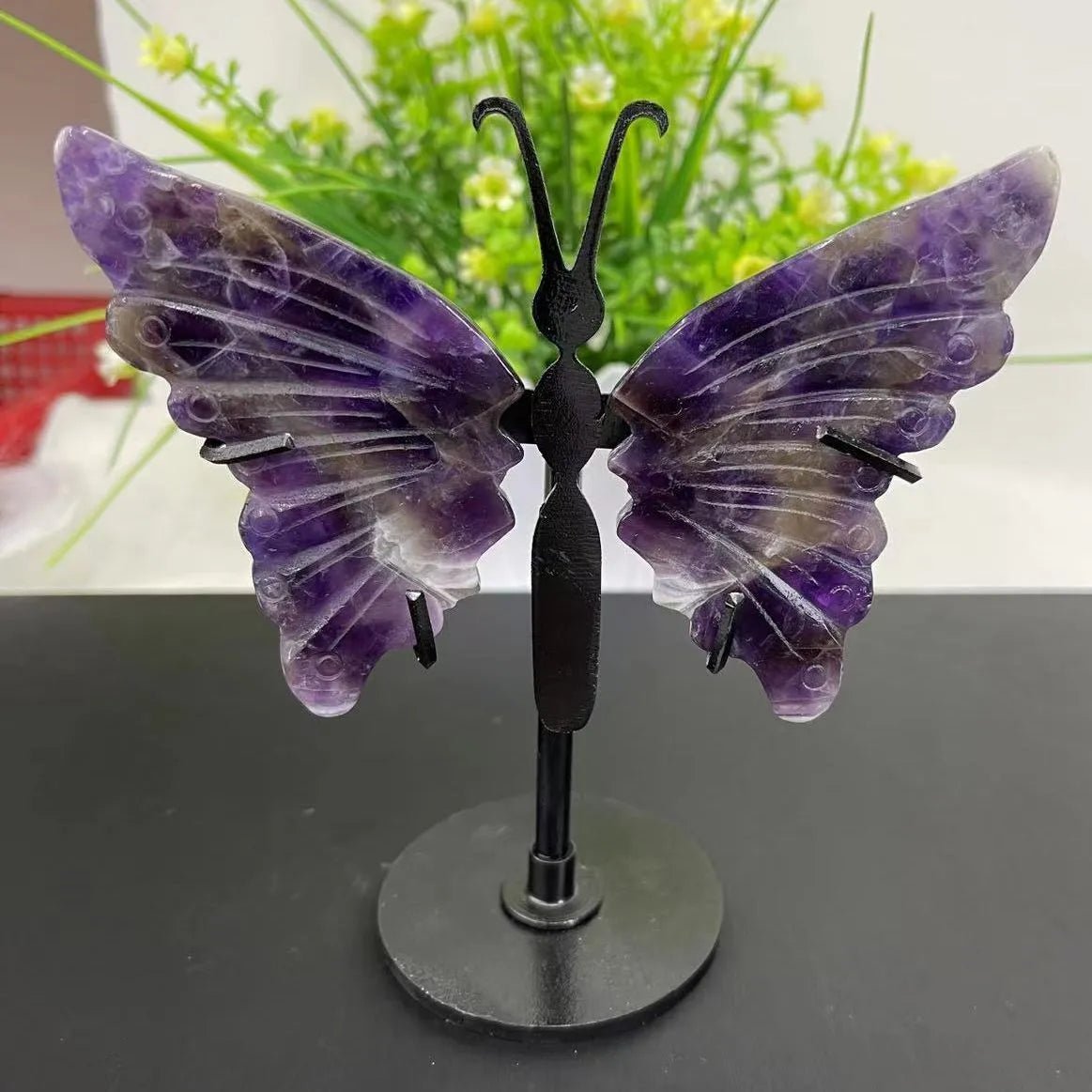 Crystal Butterfly Wings with Stand - Ethereal Essentials