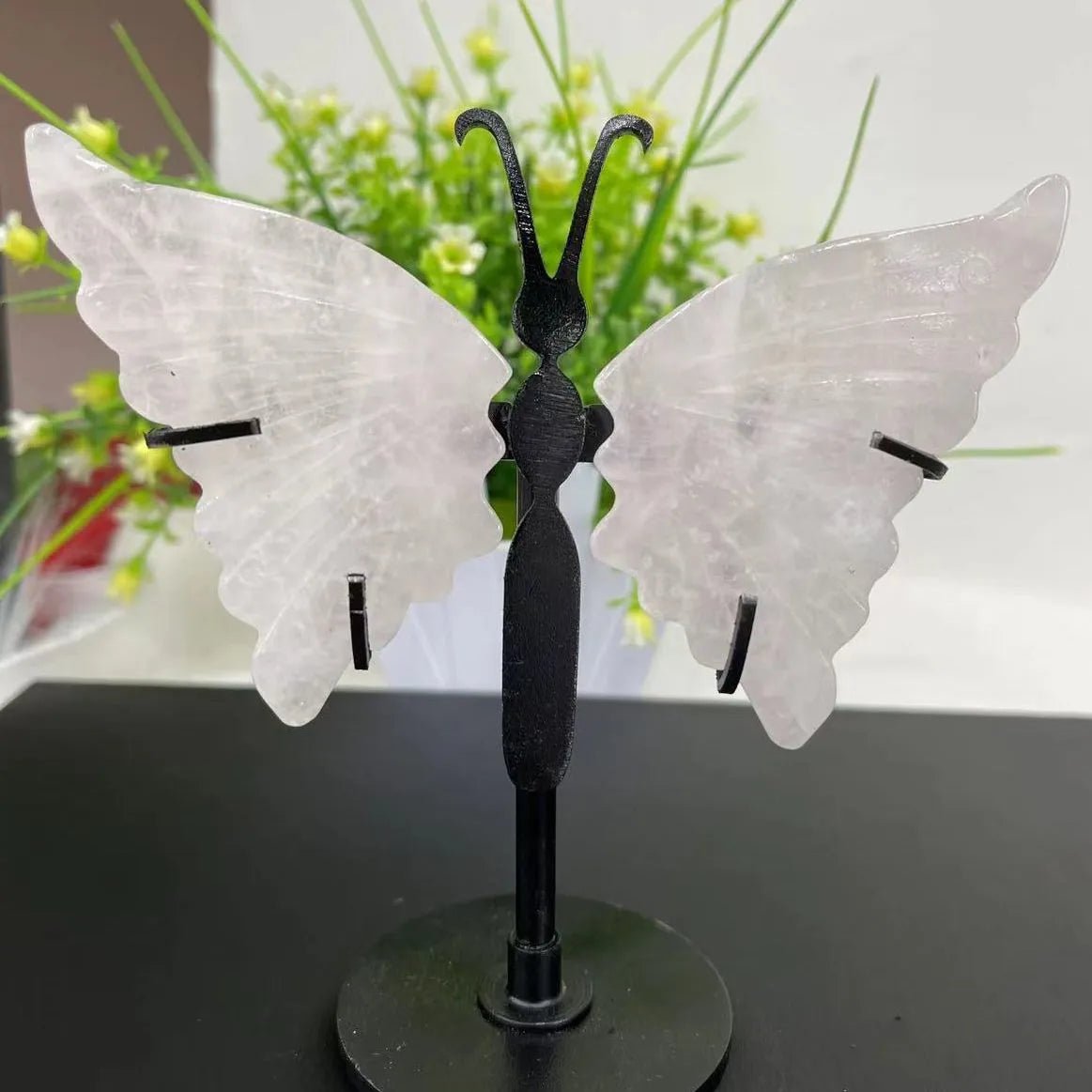 Crystal Butterfly Wings with Stand - Ethereal Essentials