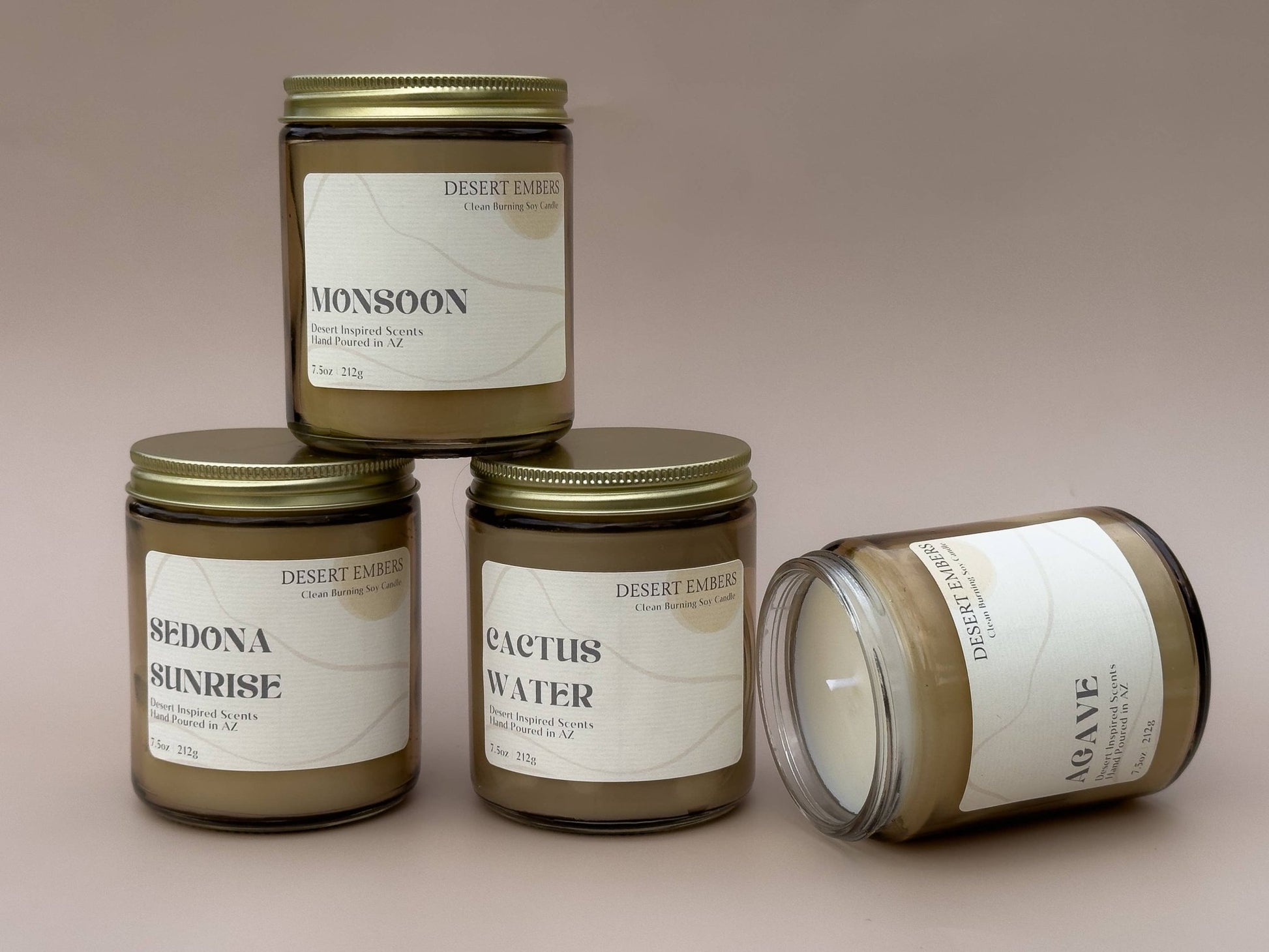Desert Embers 7.5oz Soy Candle - Ethereal Essentials