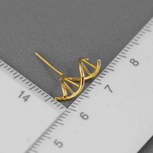 DNA 925S Silver Stud Earrings - Ethereal Essentials