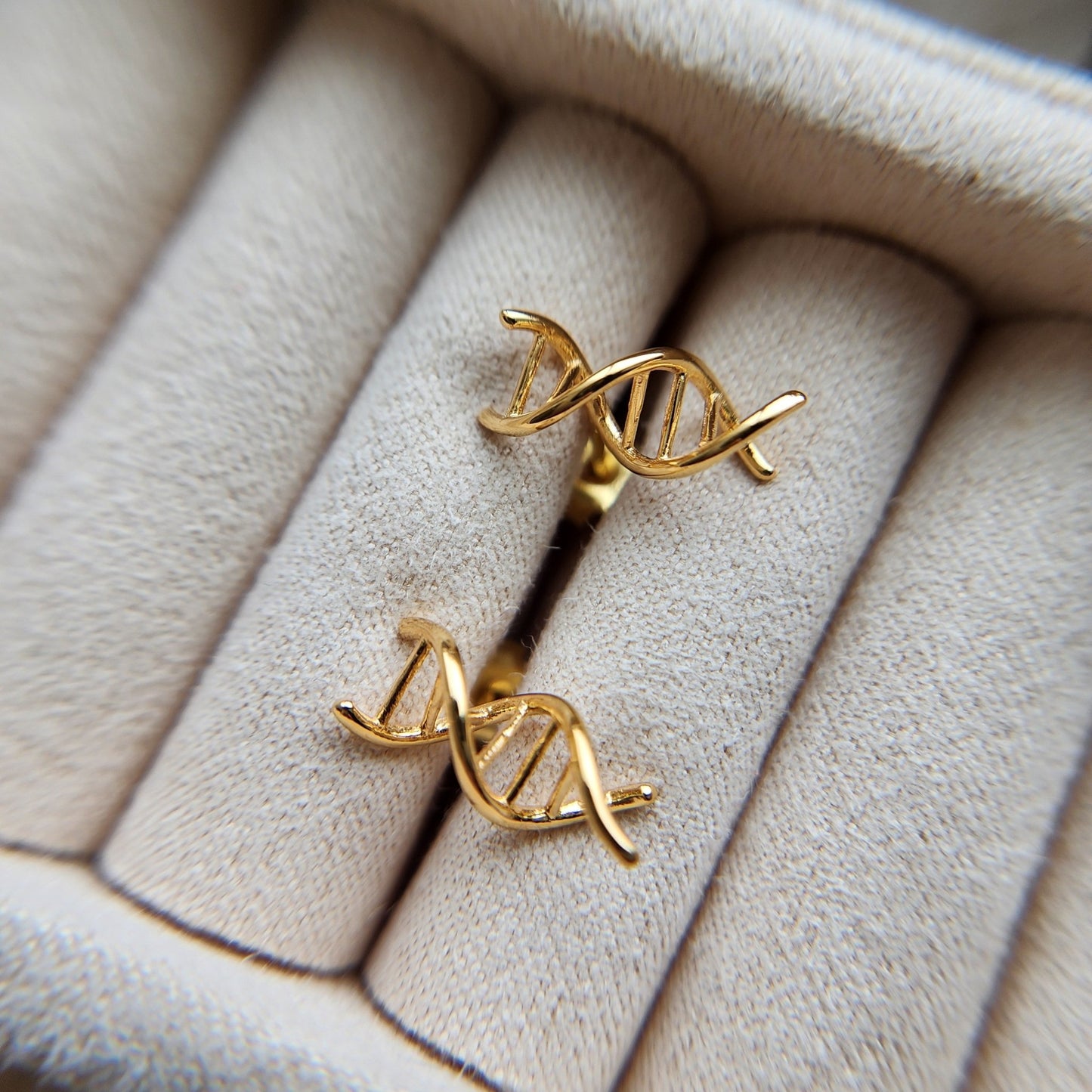 DNA 925S Silver Stud Earrings - Ethereal Essentials
