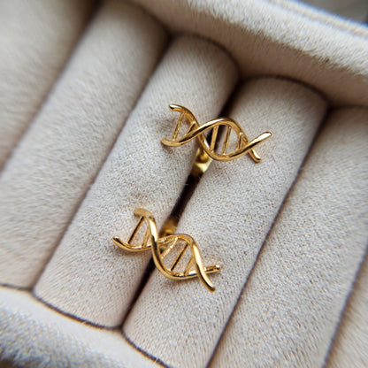 DNA 925S Silver Stud Earrings - Ethereal Essentials