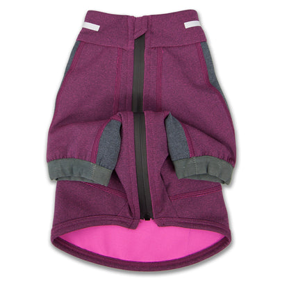 Dog Helios ® 'Eboneflow' Mediumweight 4-Way-Stretch Flexible And Breathable Performance Dog Yoga T-Shirt