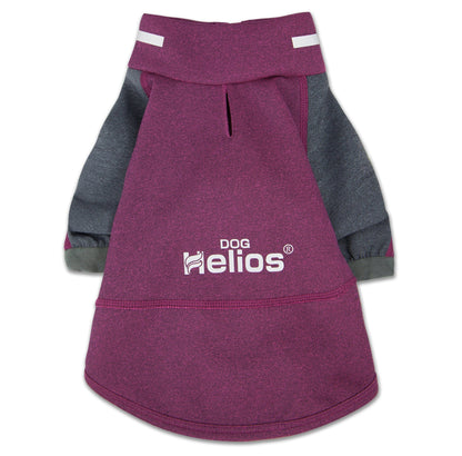 Dog Helios ® 'Eboneflow' Mediumweight 4-Way-Stretch Flexible And Breathable Performance Dog Yoga T-Shirt