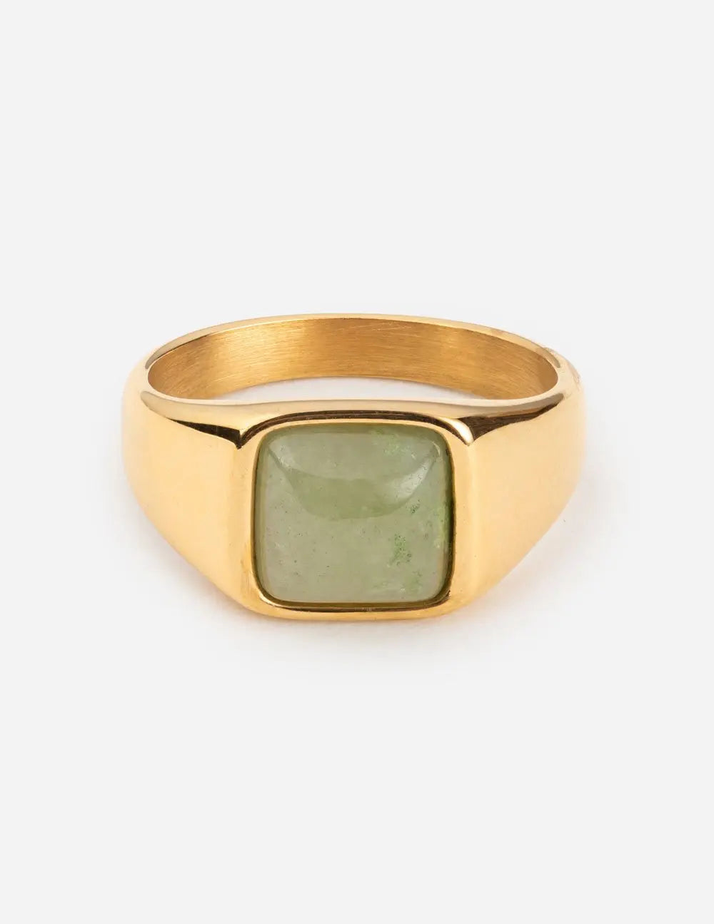 Emerald Green Signet Ring Elevated Faith
