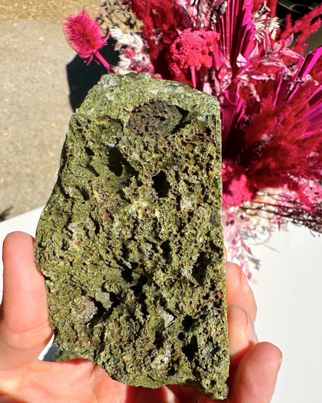 Epidote Quartz Cluster - Ethereal Essentials