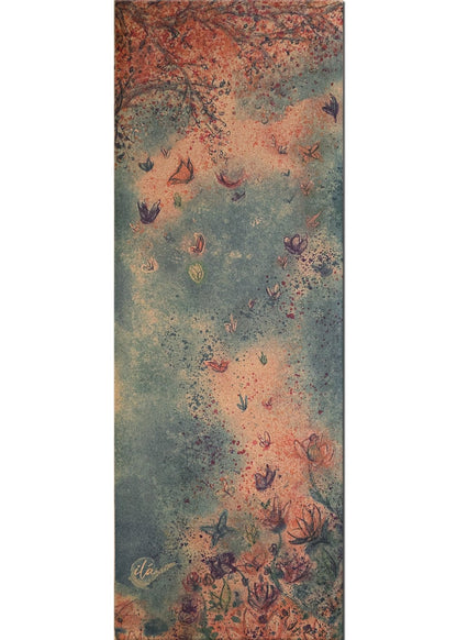 Essence of Spring WANDERER Cork TRAVEL Yoga Mat