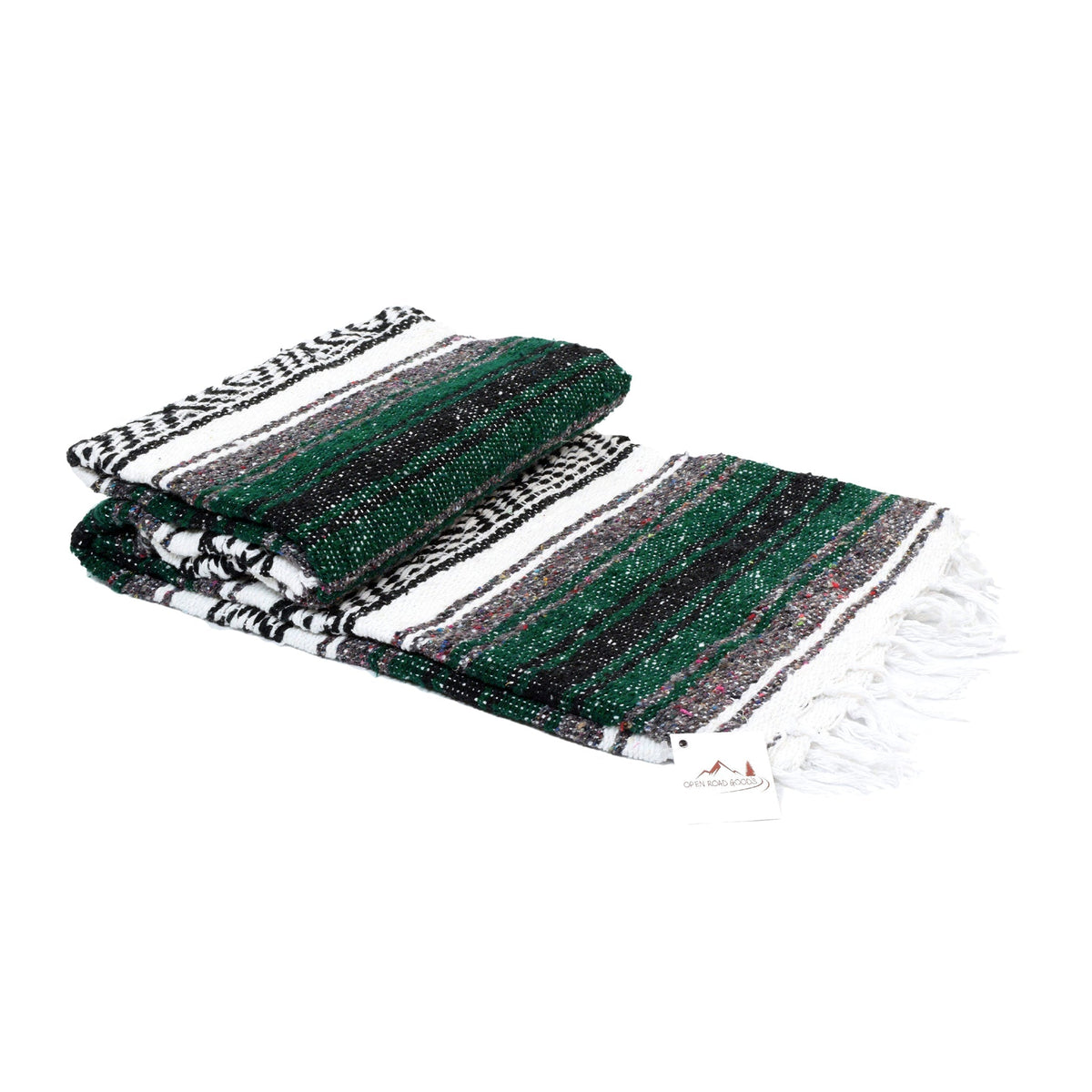 Green Mexican Falsa Yoga Blanket - Ethereal Essentials