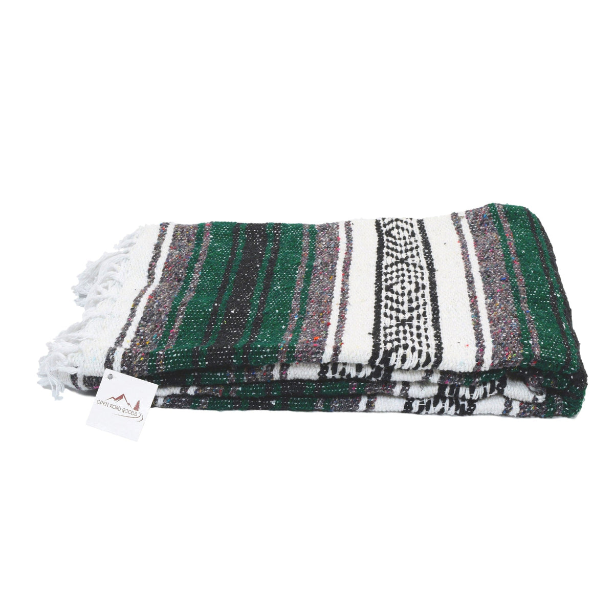 Green Mexican Falsa Yoga Blanket - Ethereal Essentials