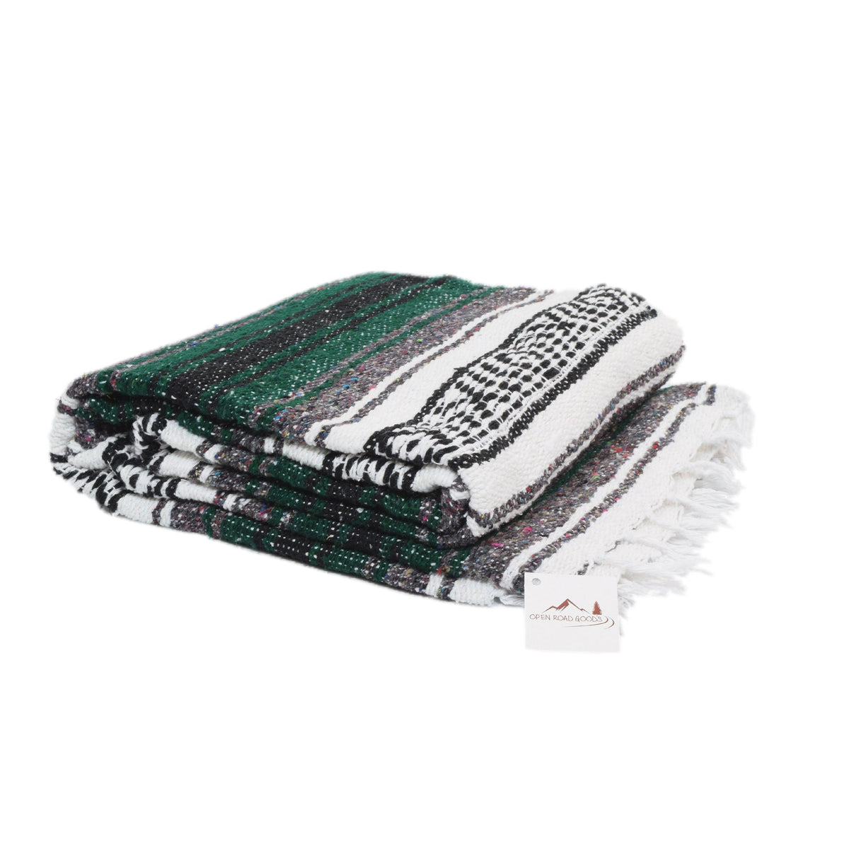 Green Mexican Falsa Yoga Blanket - Ethereal Essentials