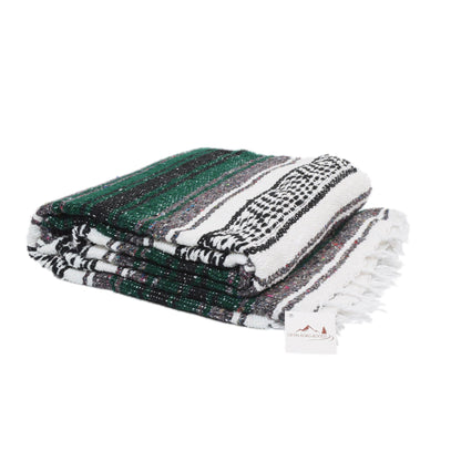 Green Mexican Falsa Yoga Blanket - Ethereal Essentials