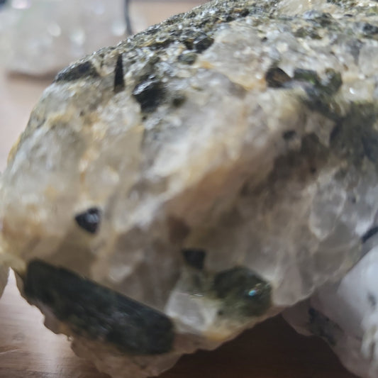 Green Tourmaline in Matrix - Ethereal Essentials