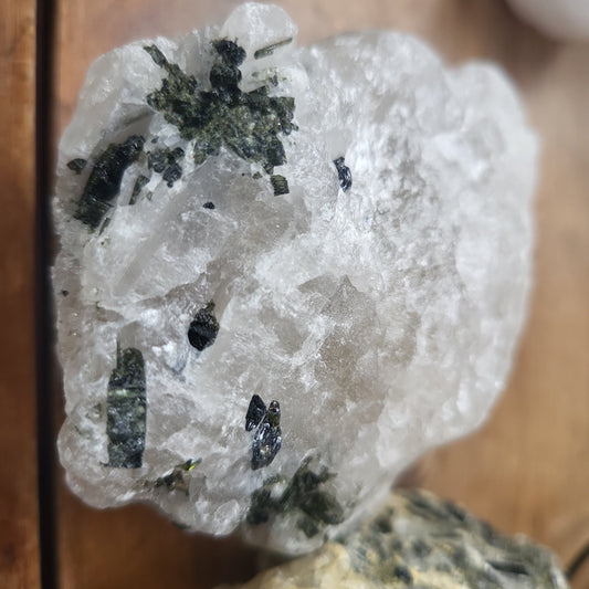 Green Tourmaline in Matrix - Ethereal Essentials