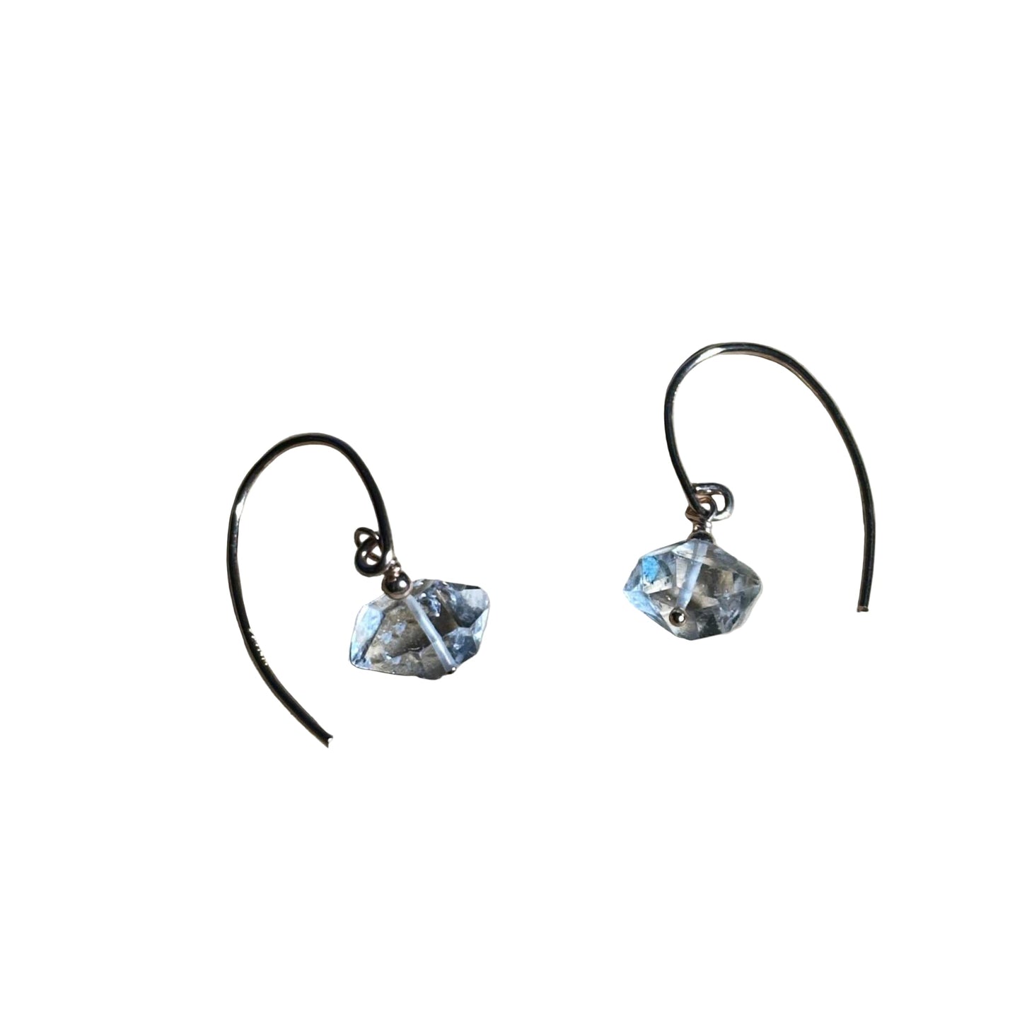 Herkimer Bertoni Dangle Earrings - Rose Gold Filled Sterling Silver - Ethereal Essentials