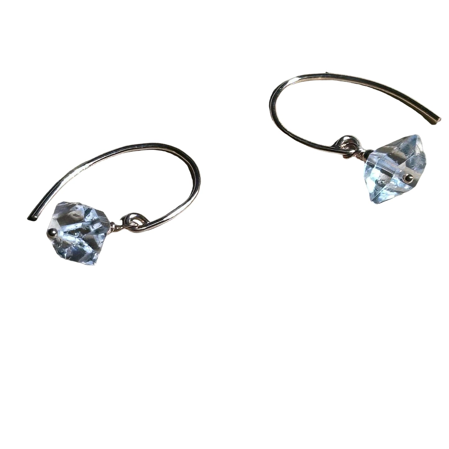 Herkimer Bertoni Dangle Earrings - Rose Gold Filled Sterling Silver - Ethereal Essentials
