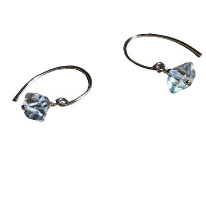 Herkimer Bertoni Dangle Earrings - Rose Gold Filled Sterling Silver - Ethereal Essentials