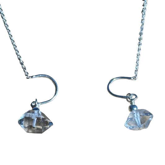 Herkimer Threads Bertoni Earrings - Sterling Silver - Ethereal Essentials