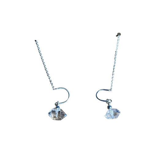 Herkimer Threads Bertoni Earrings - Sterling Silver - Ethereal Essentials