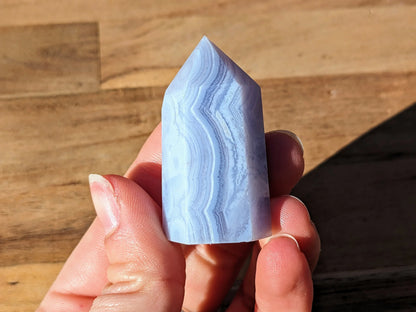 Blue Lace Agate Tower