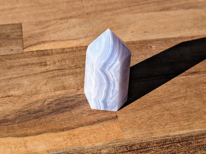 Blue Lace Agate Tower