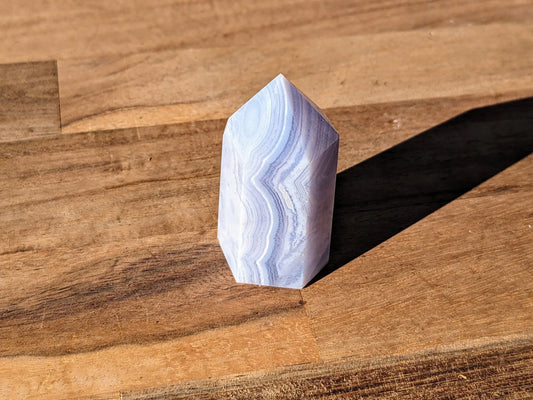 Blue Lace Agate Tower